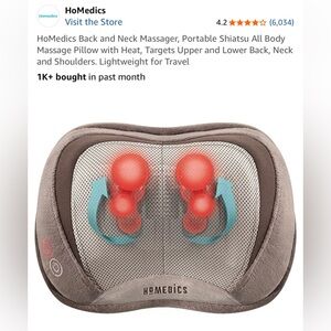 HoMedics Back and Neck Massager, with heat